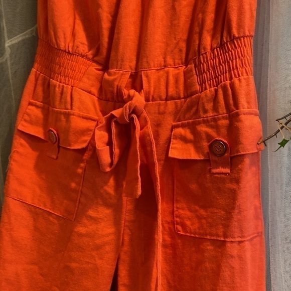 Toxik3 Red Sleeveless jumpsuit - Picture 5 of 8